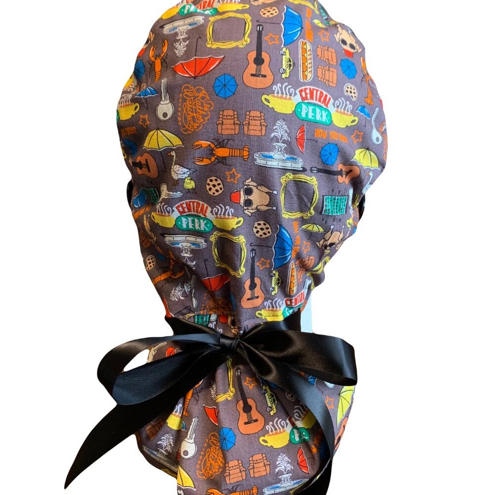 Friends Ponytail Scrub Cap, Medical Surgical Hat